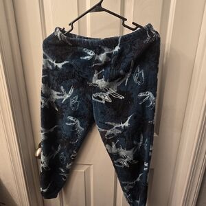 Wonder Nation Blue and White Fleece Pants